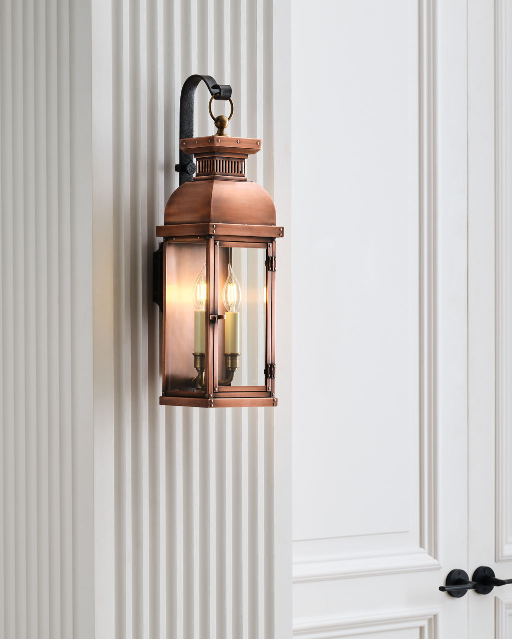 Suffork Medium Scroll Arm Lantern - CHO2064 | Visual Comfort