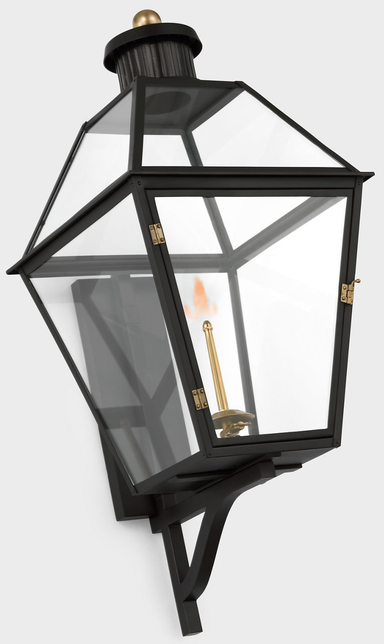 Stratford Large Bracketed Gas Wall Lantern - CHO2456 | Visual Comfort