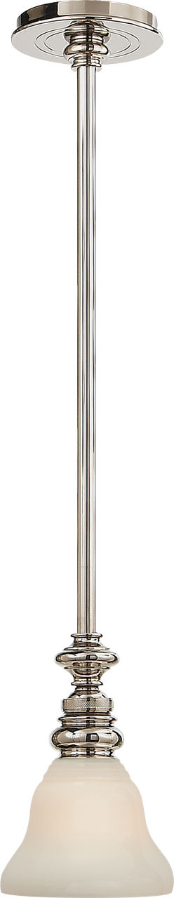 Boston Pendant in Polished Nickel with SLEG Shade