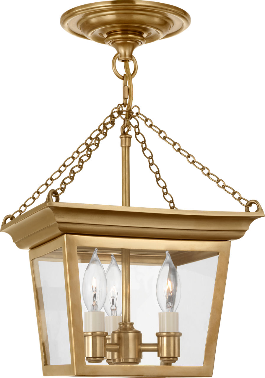Cornice Semi-Flush Lantern - SL5870 | Visual Comfort