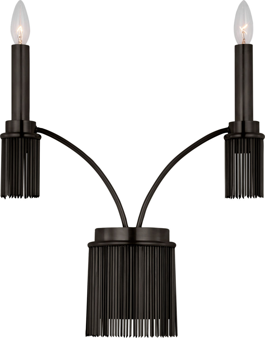 Sutton Double Sconce in Bronze