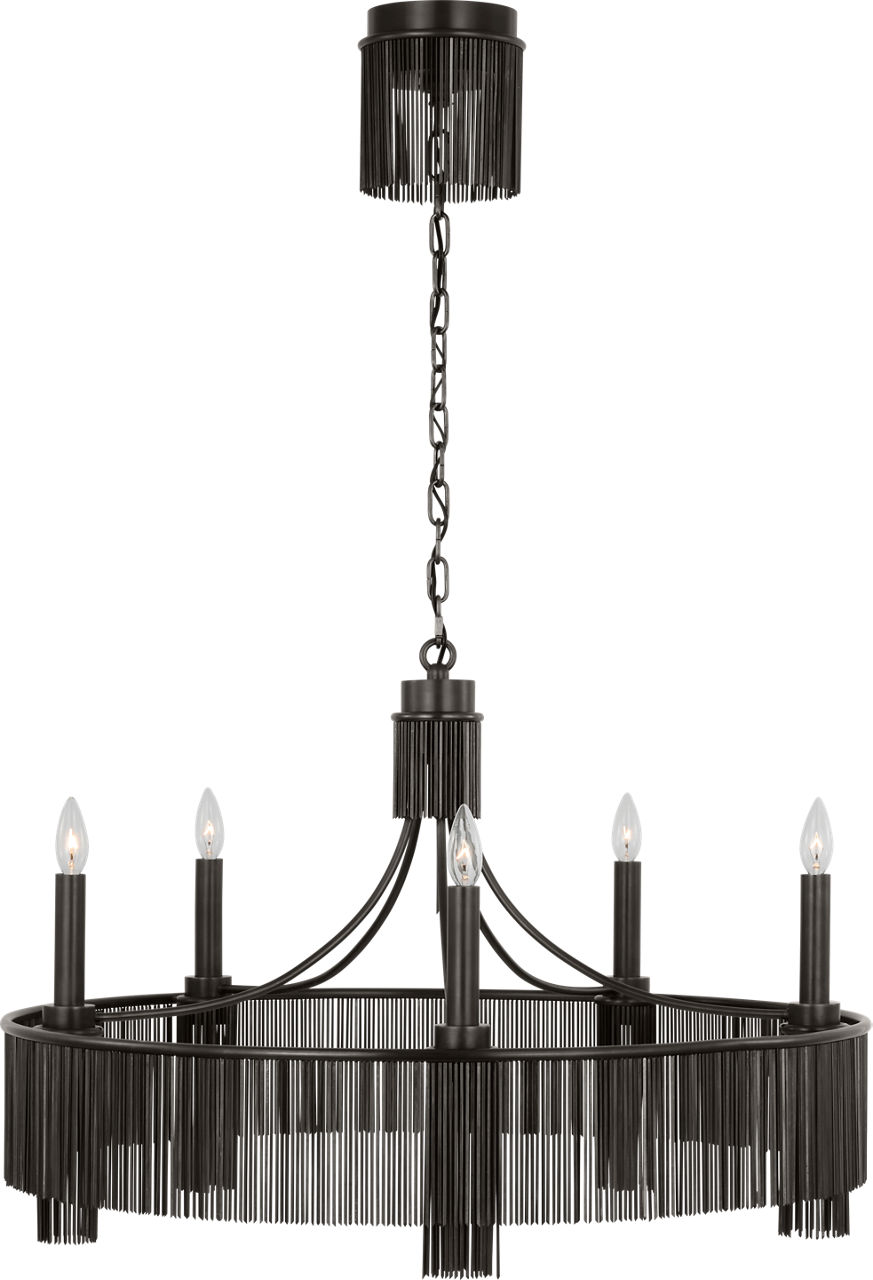 Sutton 34" Chandelier in Bronze