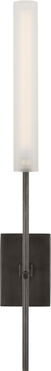 Fay 18" Sconce in Bronze with Frosted Glass