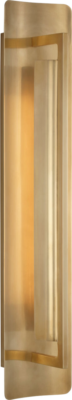 Tristan 20" Reflector Sconce in Hand-Rubbed Antique Brass