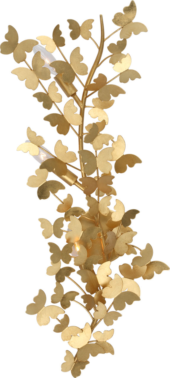 Farfalle 29" Right Sconce in Gild