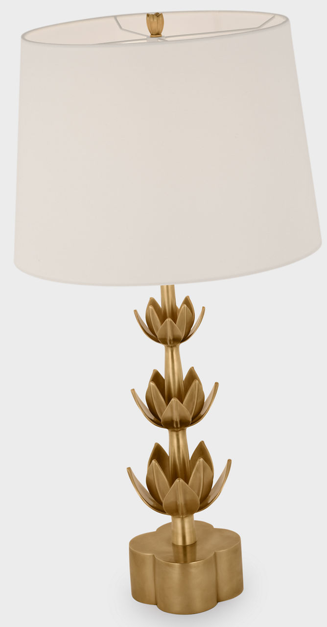 Alberto Large Triple Table Lamp - JN3003 | Visual Comfort