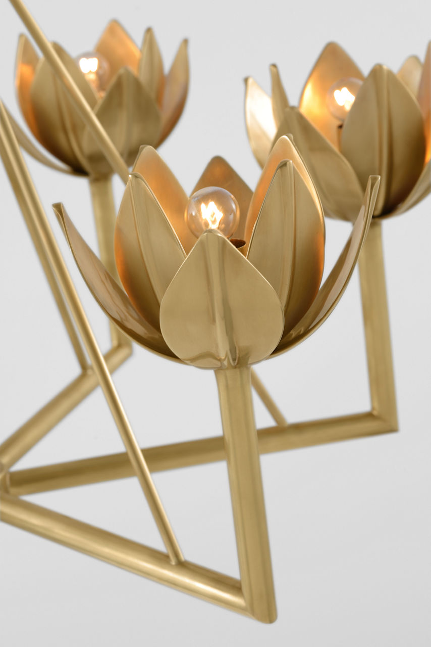 Alberto Small Low Ceiling Chandelier - JN5007 | Visual Comfort