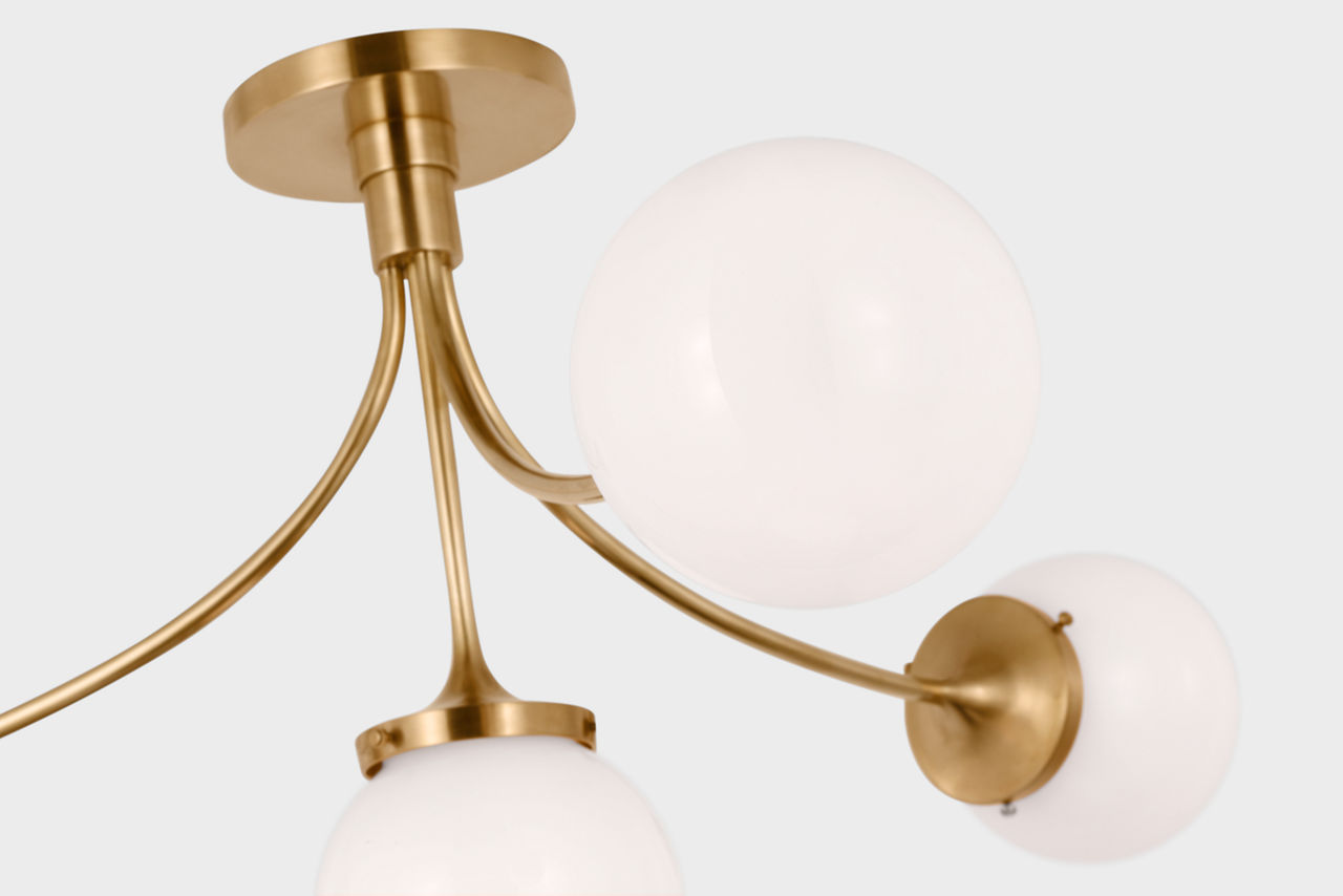 Prescott Large Semi-Flush Mount - KS4009 | Visual Comfort