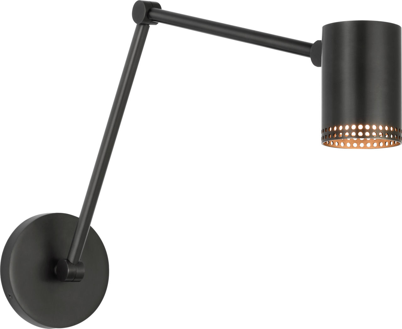 Precision 5" Double Library Light in Bronze with White Glass