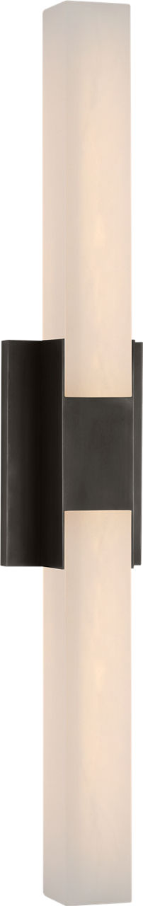 Covet 28" Double Bath Light in Bronze with Alabaster