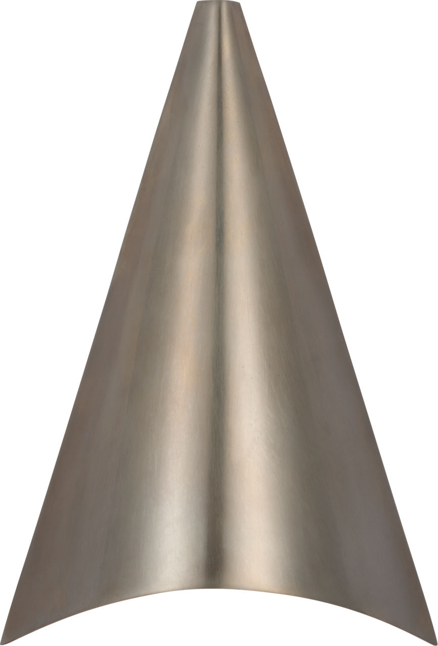 Piel 9" Indoor/Outdoor Wall Wash in Pewter