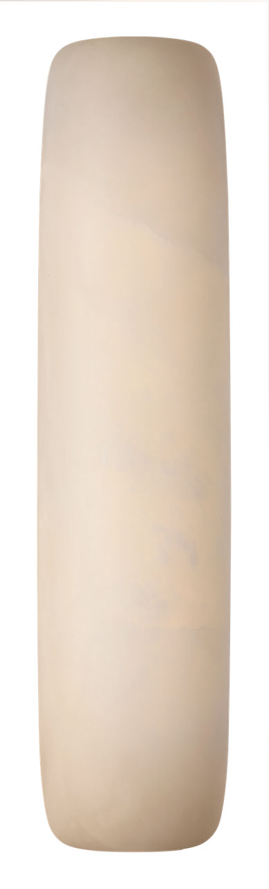 Formosa 20" Linear Sconce in Alabaster and Polished Nickel