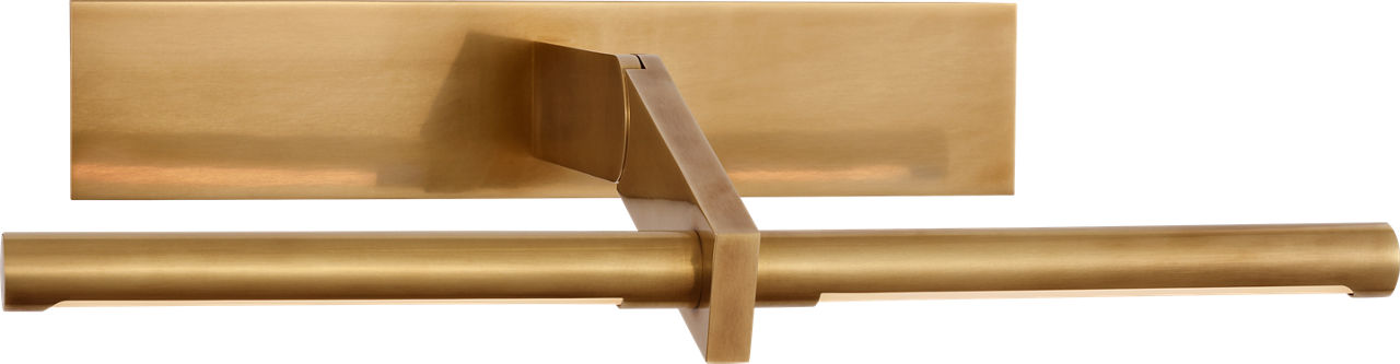 Axis 18" Pivoting Library Light in Antique-Burnished Brass