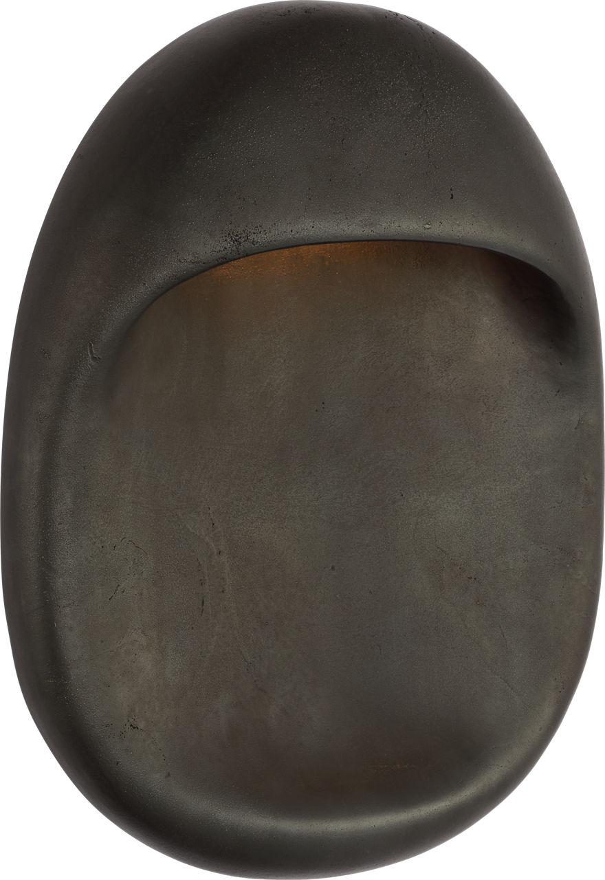 Esculpa 14" Rounded Wall Light in Museum Bronze