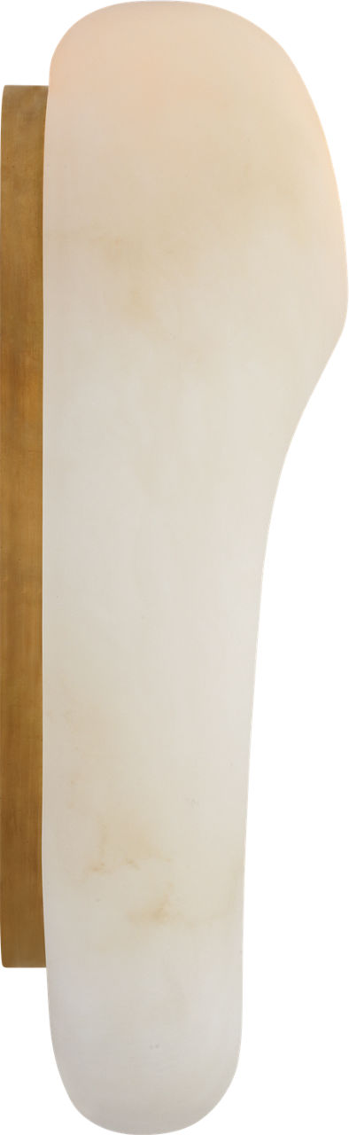 Esculpa 14" Rounded Alabaster Wall Light