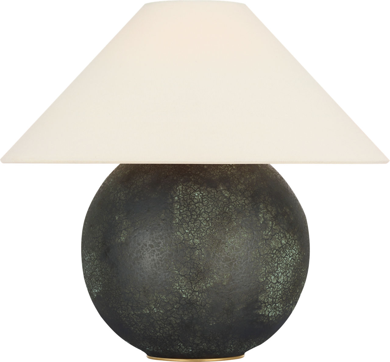 Lindo 14" Accent Lamp in Aurora with Linen Shade
