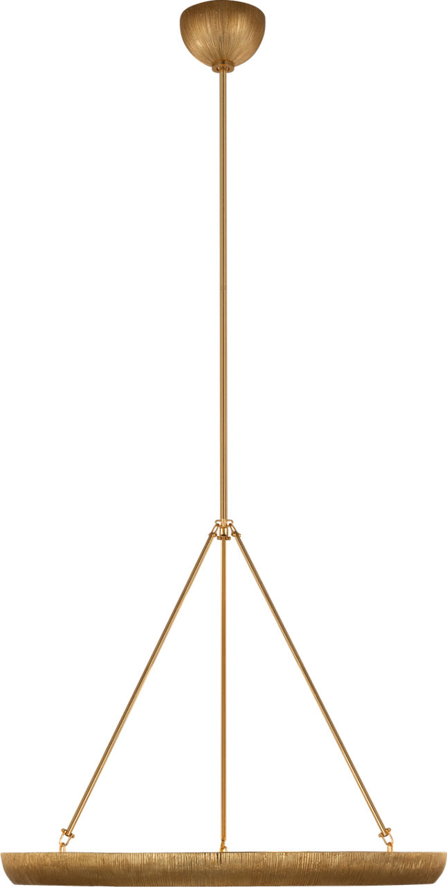 Utopia 30" Ring Chandelier in Gild