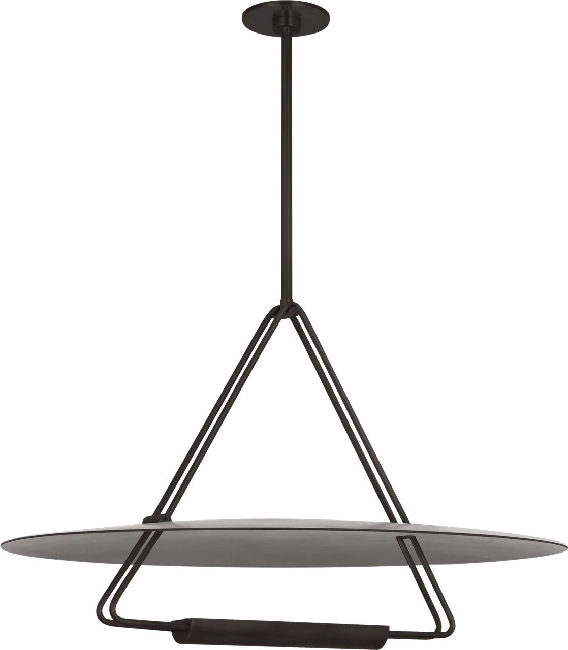 Teline 30" Round Chandelier in Matte Black