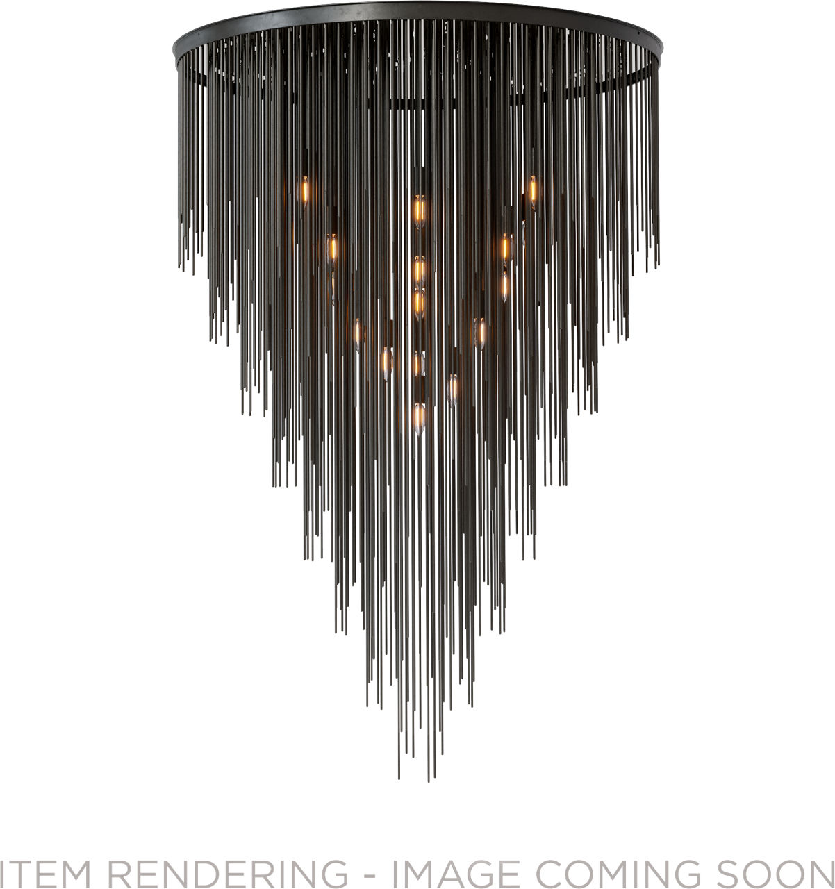 Strada 40" X 60" Cascading Flush Chandelier