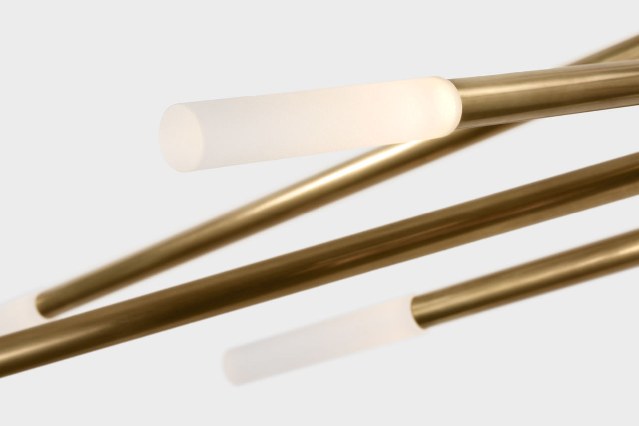 Rousseau Oversized Eight Light Articulating Chandelier - KW5595