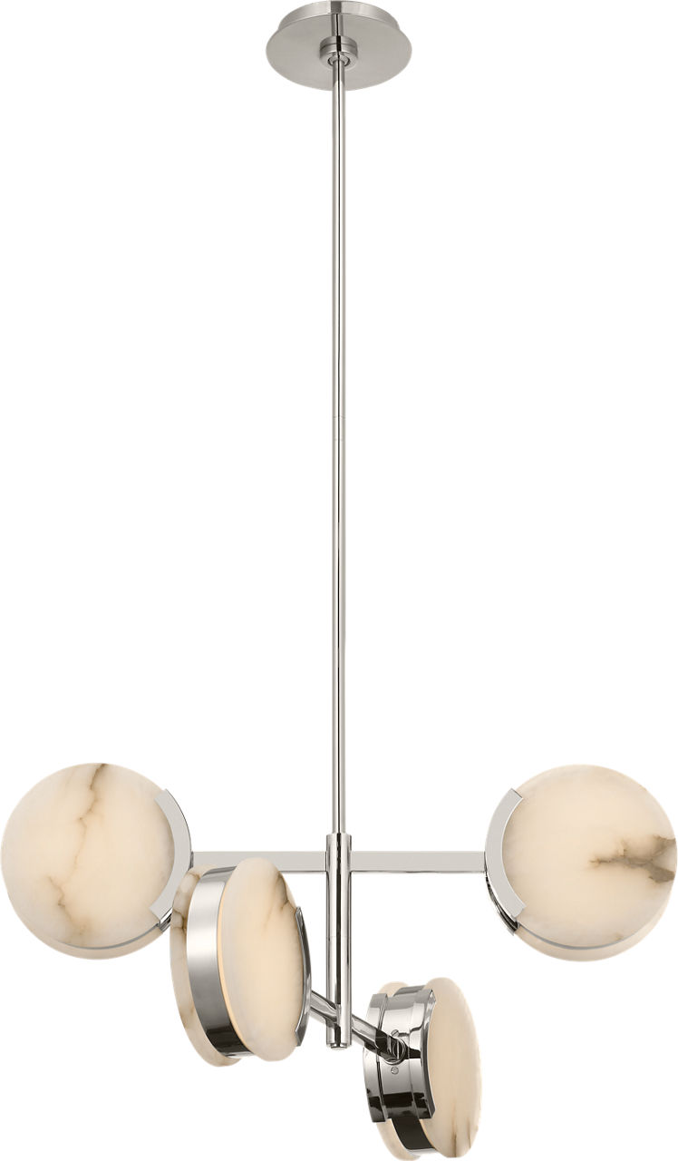 Melange 25" Multi-Positional Semi-Flush Chandelier