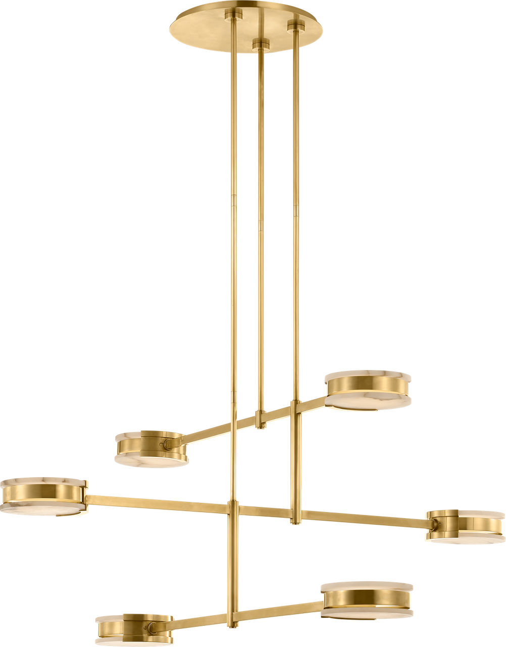 Melange 54" Multi-Positional Chandelier