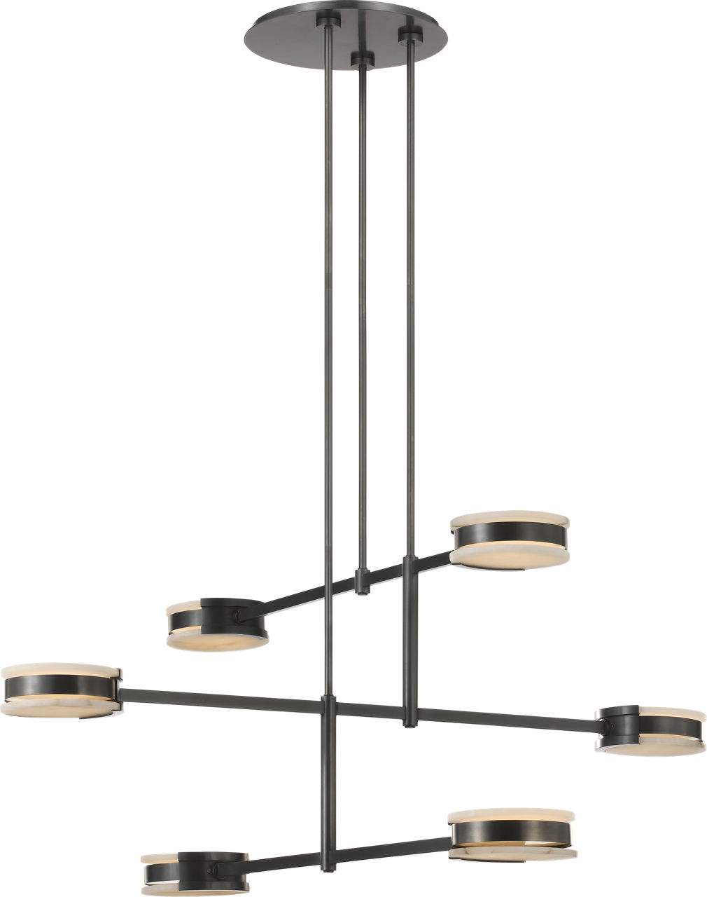 Melange 54" Multi-Positional Chandelier