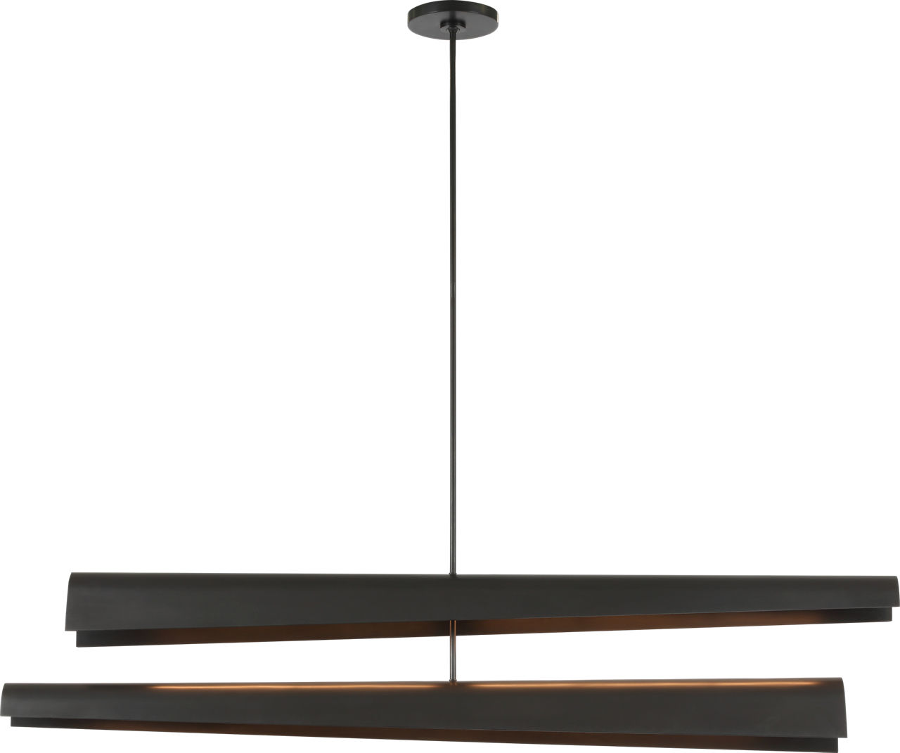 Piel 52" Multi-Positional Chandelier in Bronze