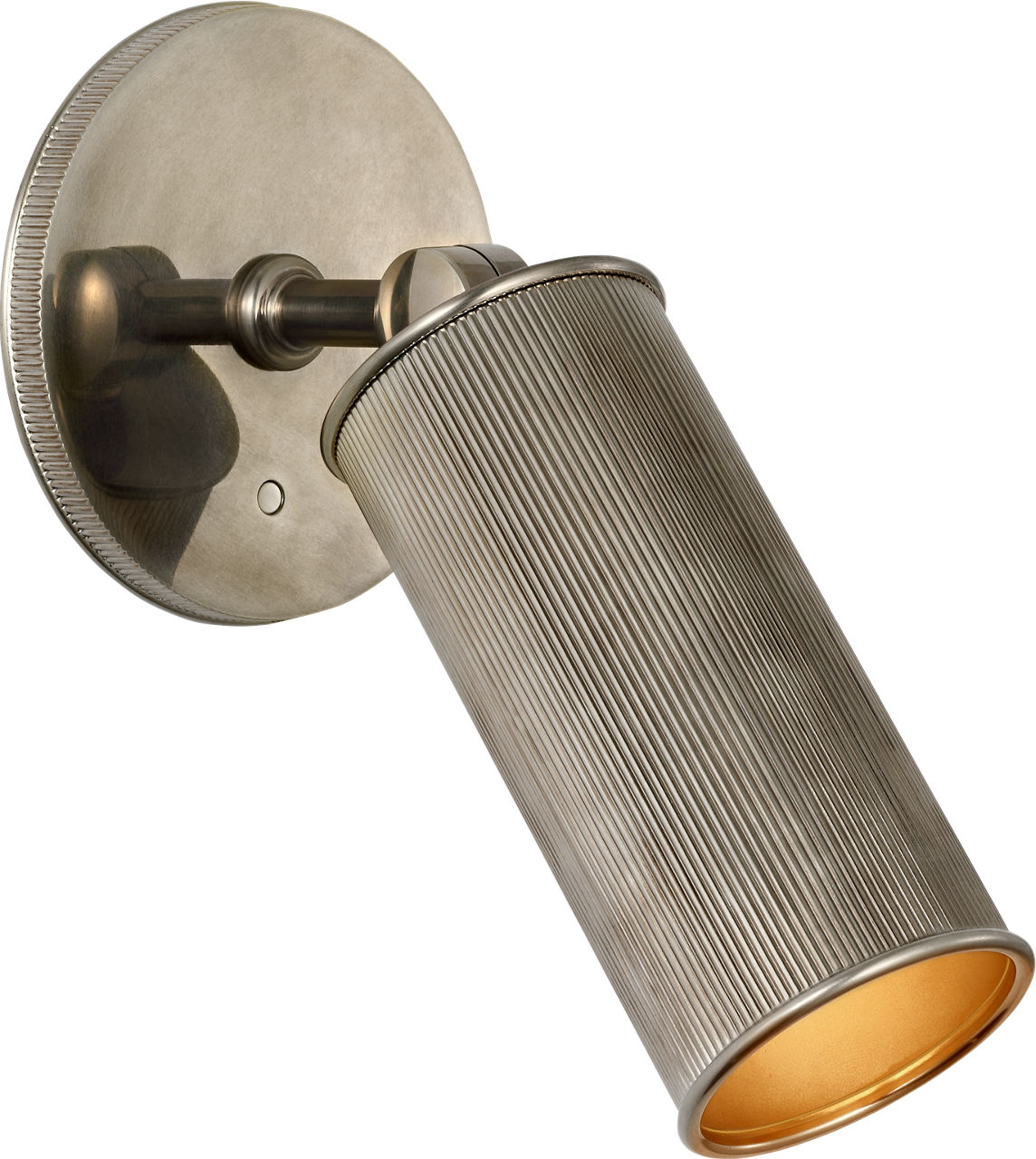 Tate 8" Pivoting Reading Light in Pewter