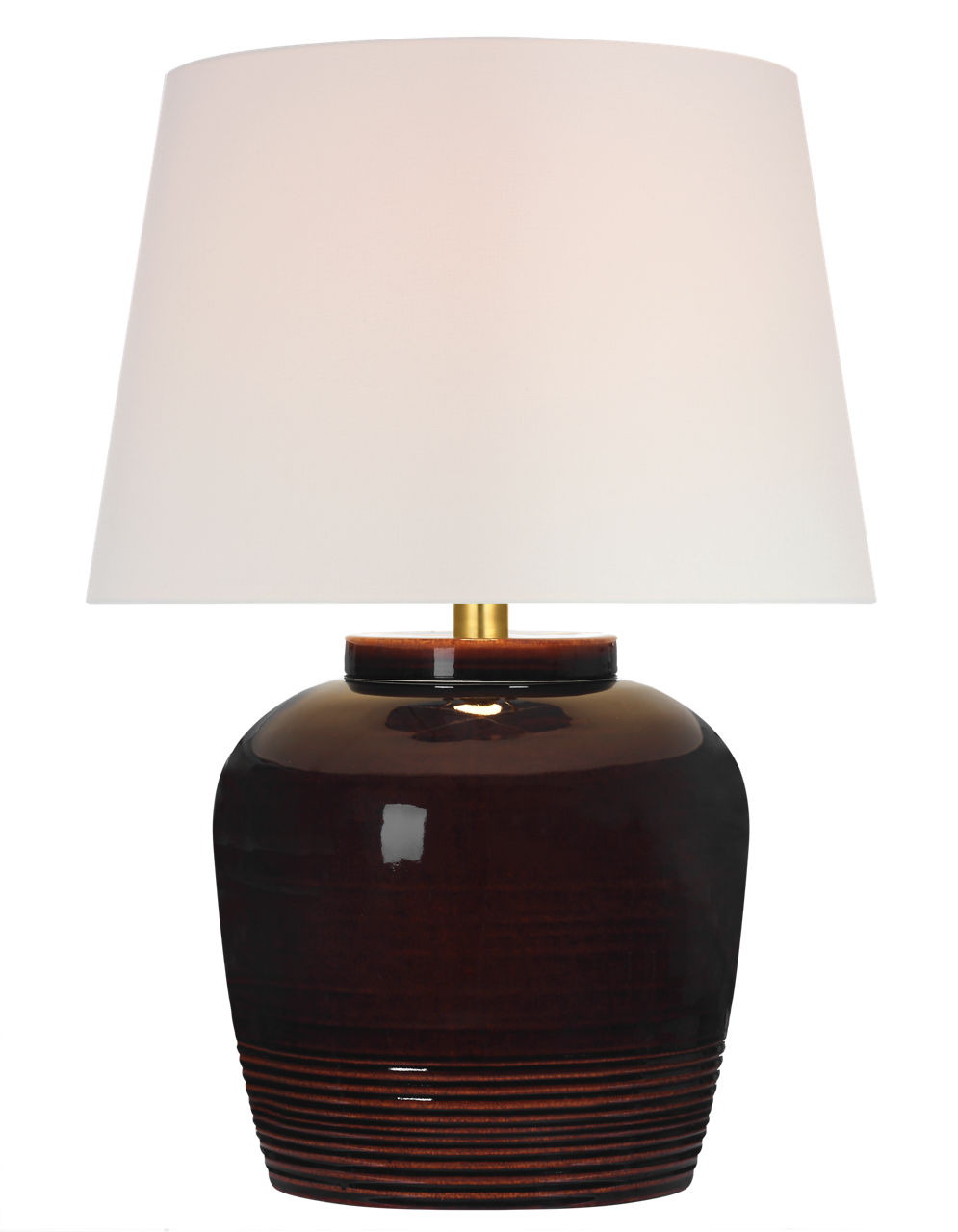 Nora Medium Table Lamp in Cimmaron with Linen Shade