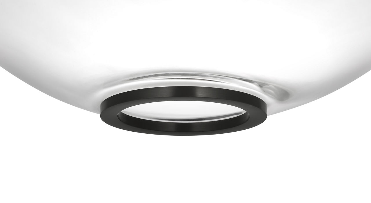 The Meir pendant combines classic bronze metalwork with clear glass for a versatile fixture that works in both traditional and contemporary settings. At 16 inches, it provides substantial presence without overwhelming the space. - alternate view