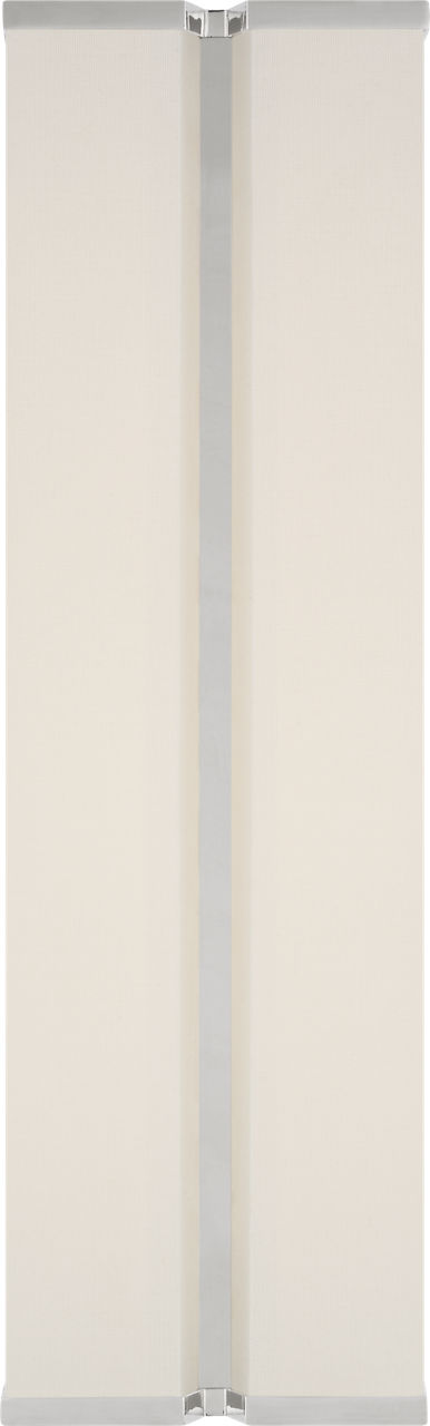 Vernet 18" Sconce in Polished Nickel and Linen