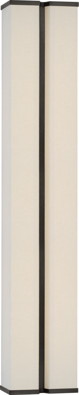 Vernet 30" Sconce in Bronze and Linen