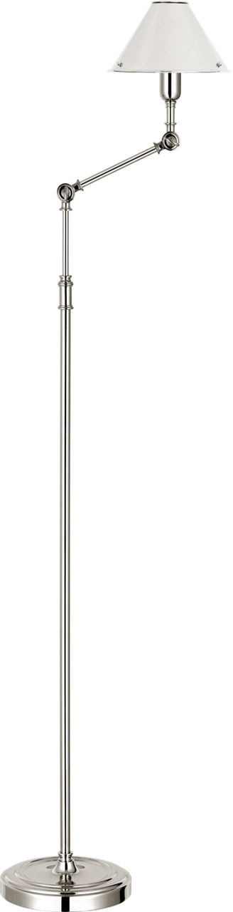 Anette Floor Lamp in Polished Nickel