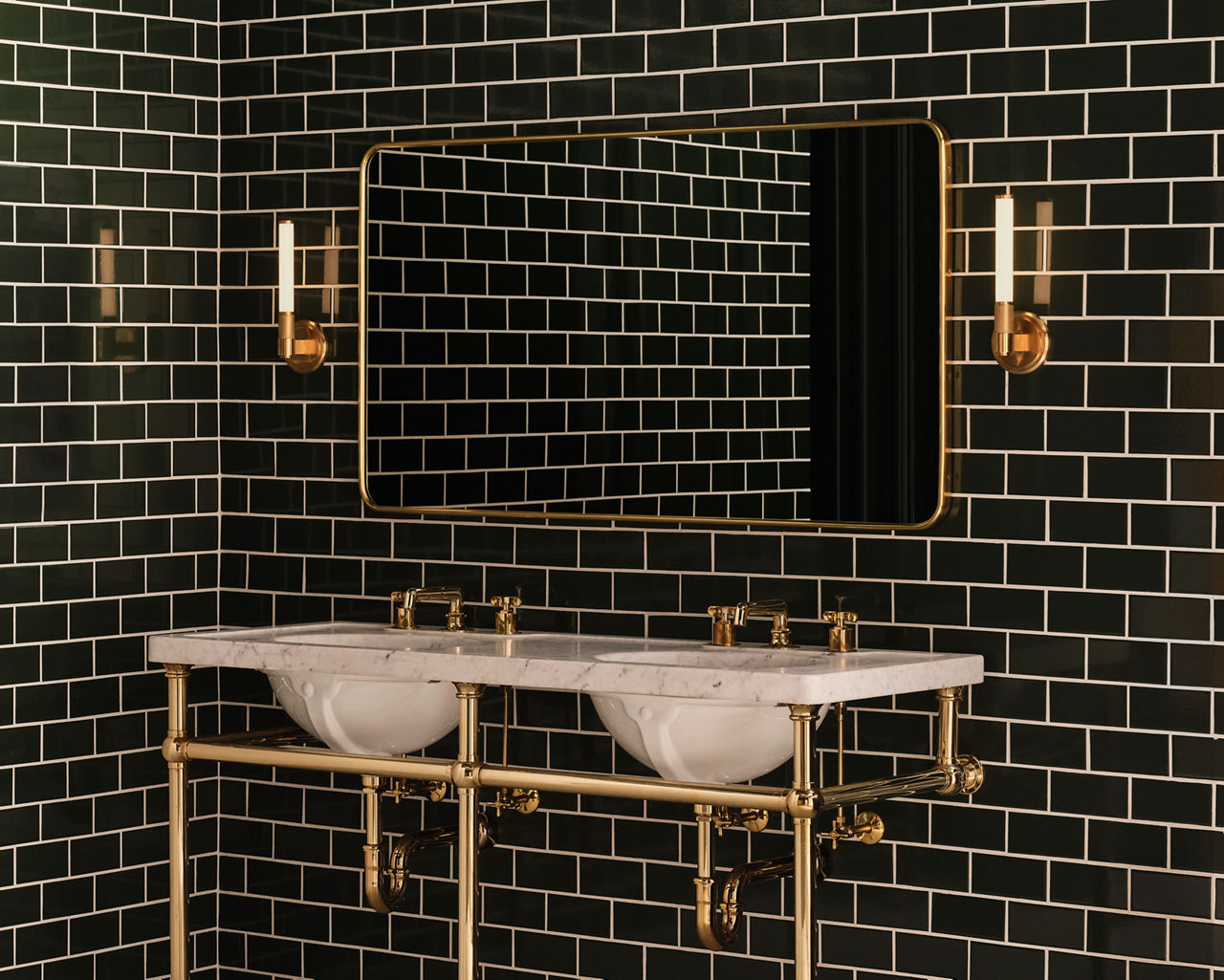Barrett 13" Single Bath Light in Natural Brass with White Glass - Image 14