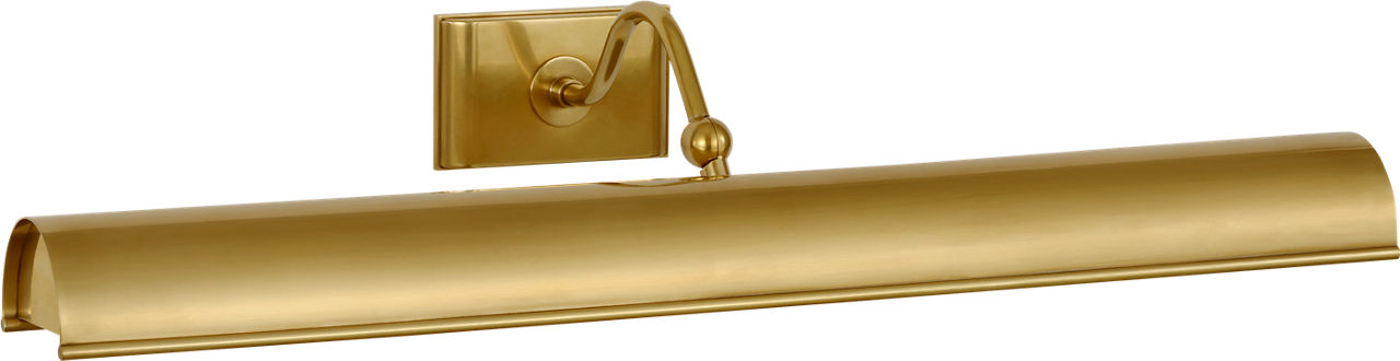 Hessen 24" Picture Light in Natural Brass