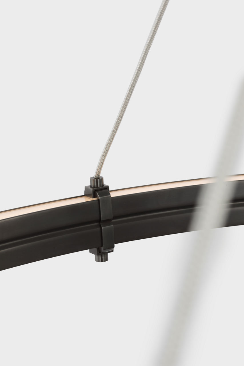 Paxton 40" Ring Chandelier in Bronze