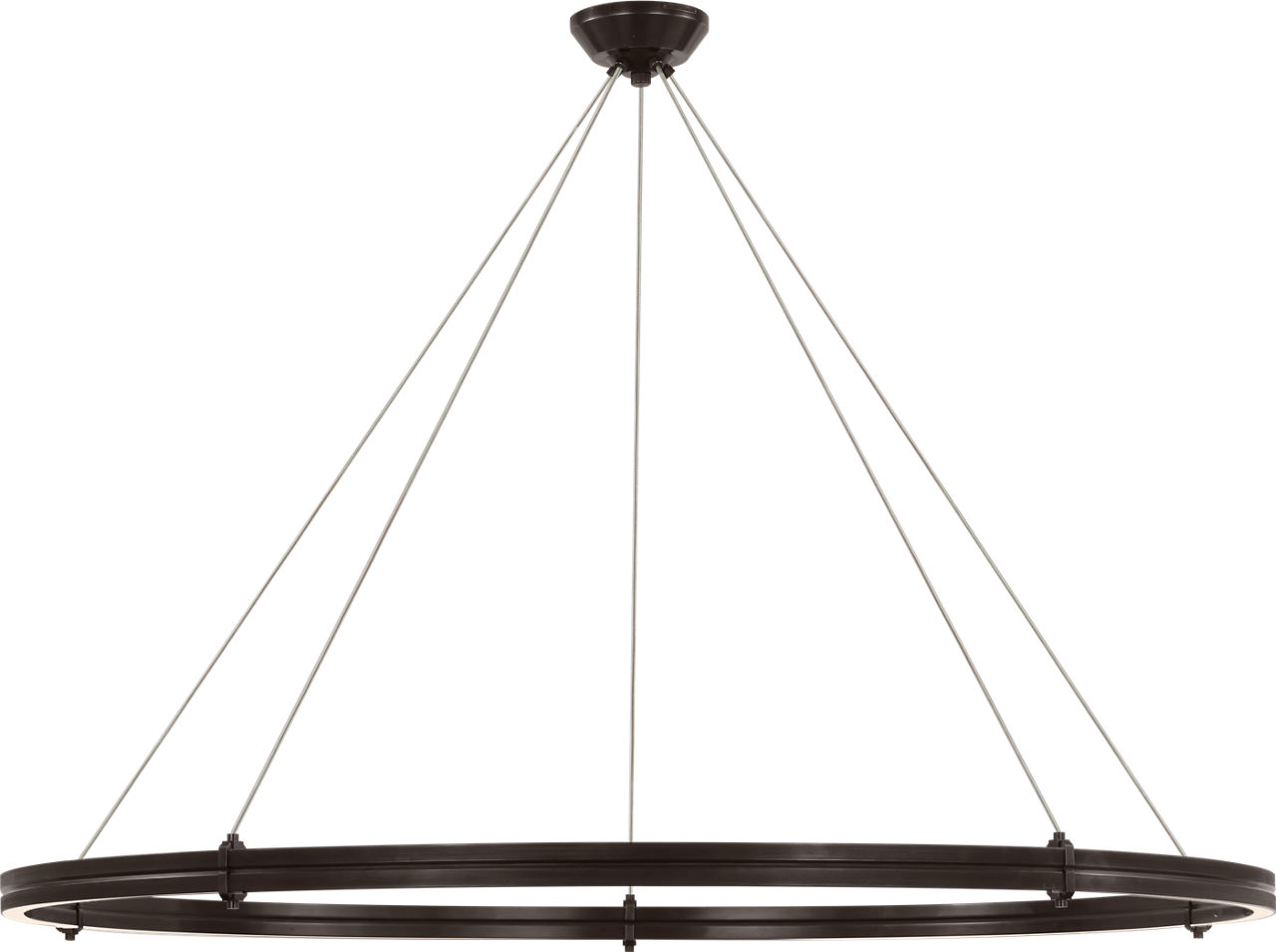 Paxton 60" Ring Chandelier in Bronze