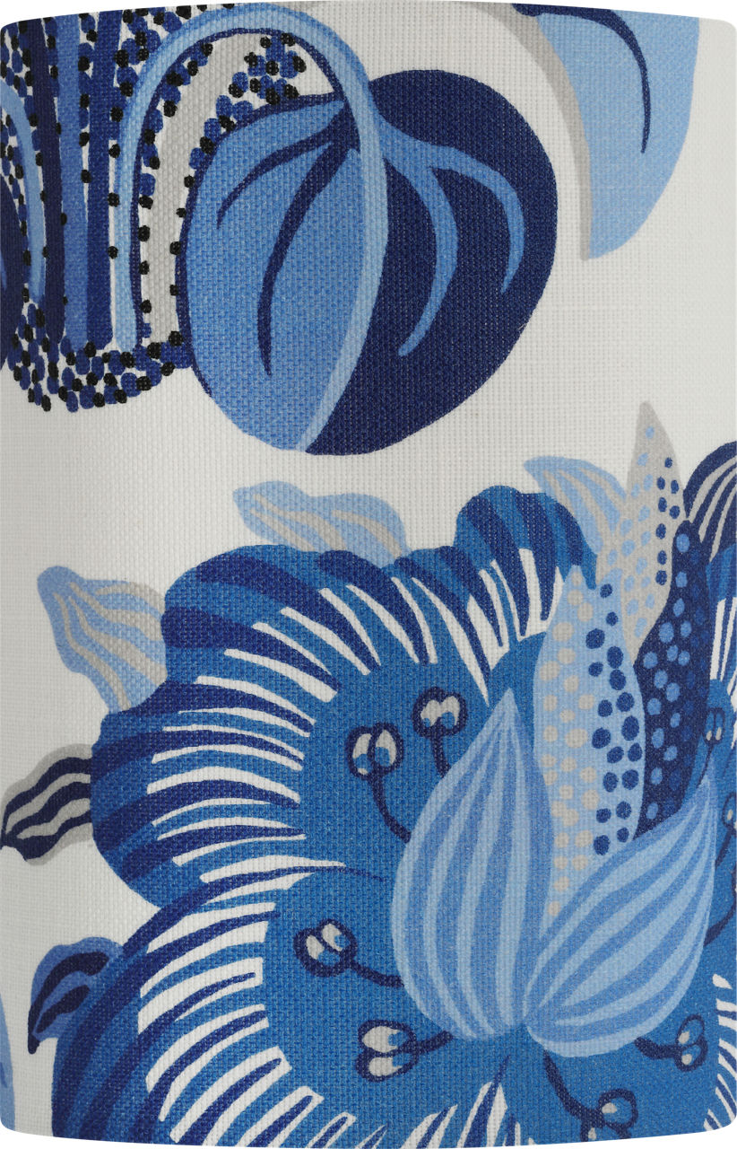 Maeve 8" Shield Sconce in Hand-Rubbed Antique Brass with Schumacher Marine Exotic Butterfly Shield