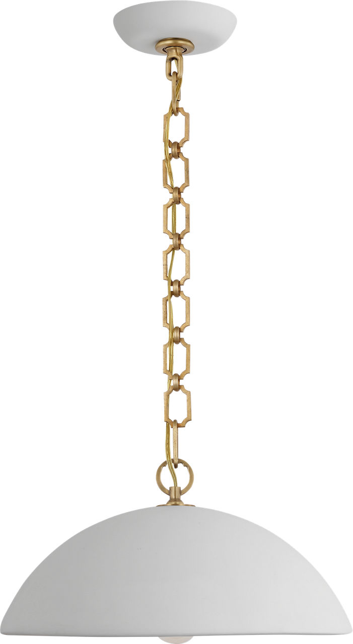 Elliot Large Pendant in Matte White