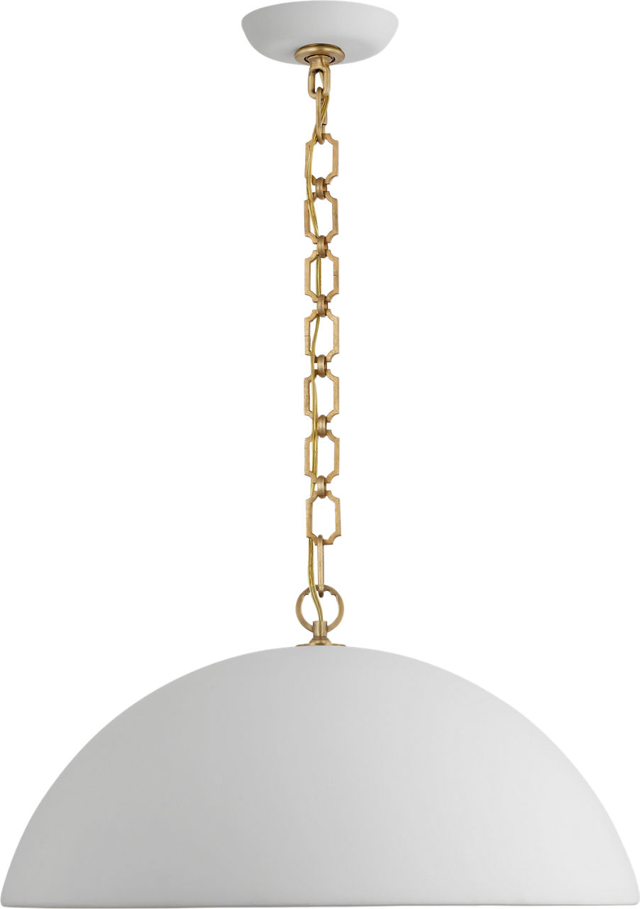 Elliot Extra Large Pendant in Matte White