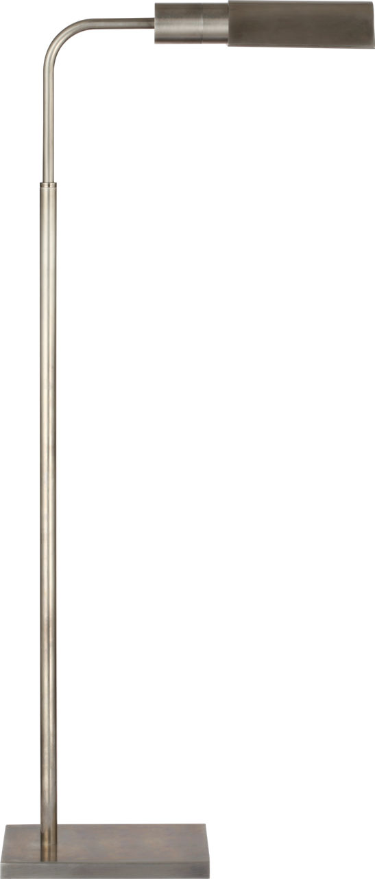 Studio Adjustable Cordless Pharmacy Floor Lamp in Antique Nickel