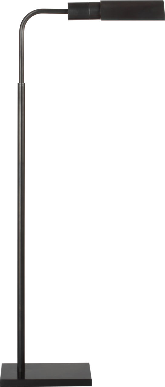 Studio Adjustable Cordless Pharmacy Floor Lamp in Bronze
