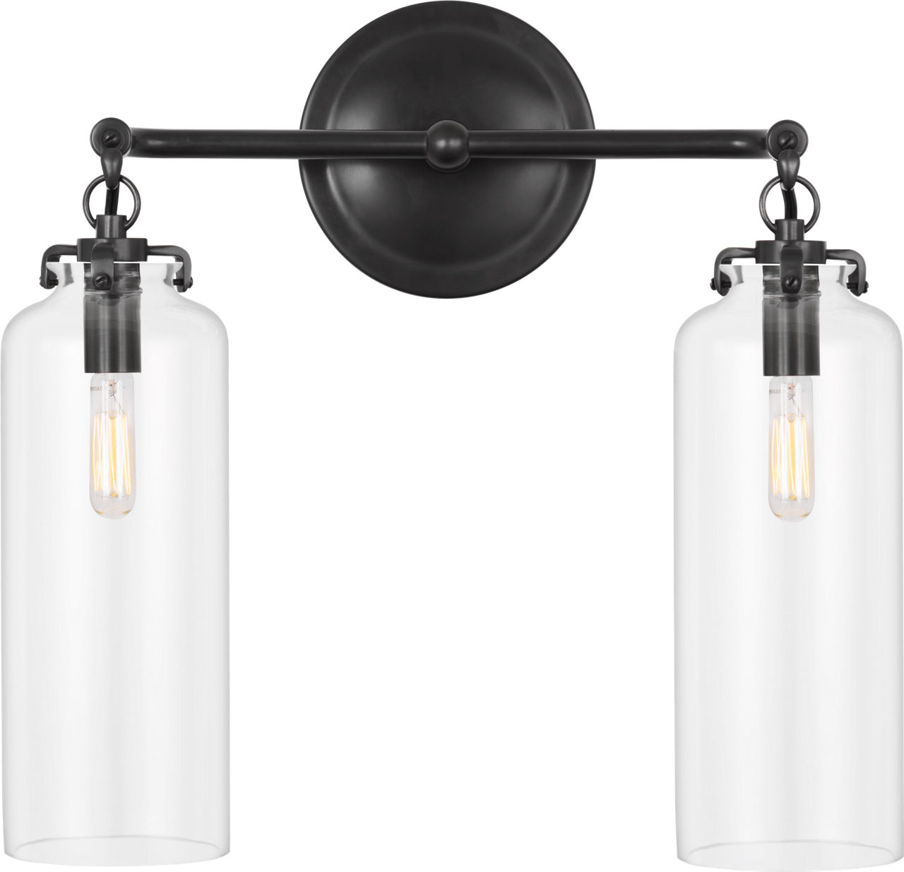 Katie Small Cylinder Double Sconce