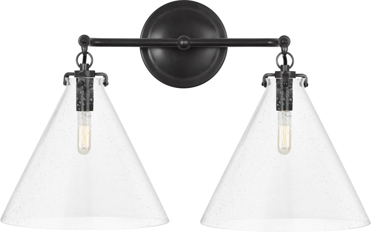 Katie Small Conical Double Sconce