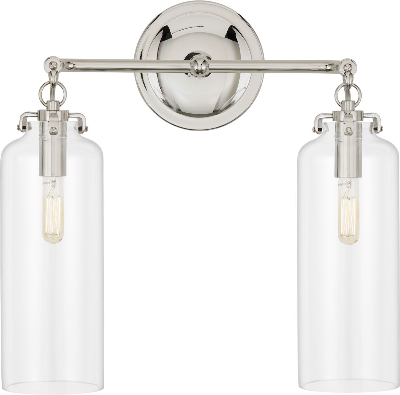 Katie Small Cylinder Double Sconce