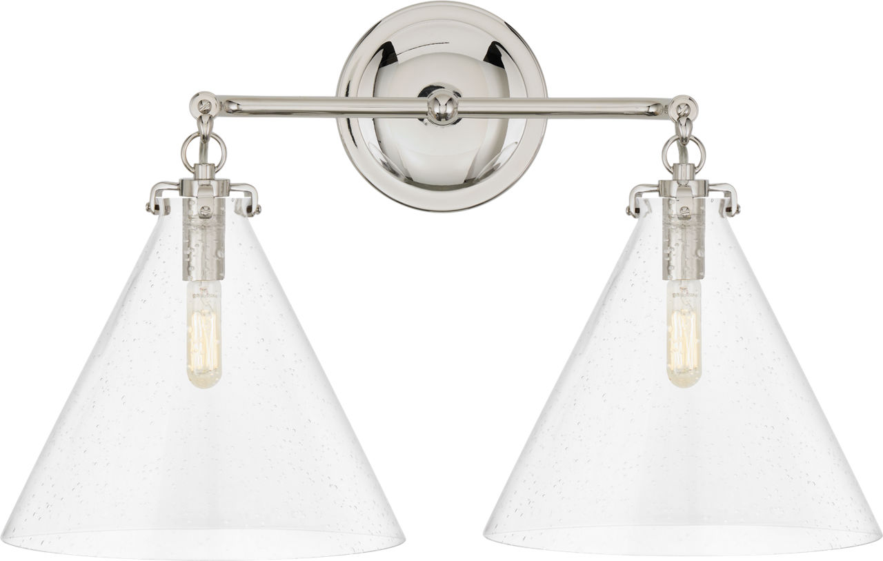 Katie Small Conical Double Sconce
