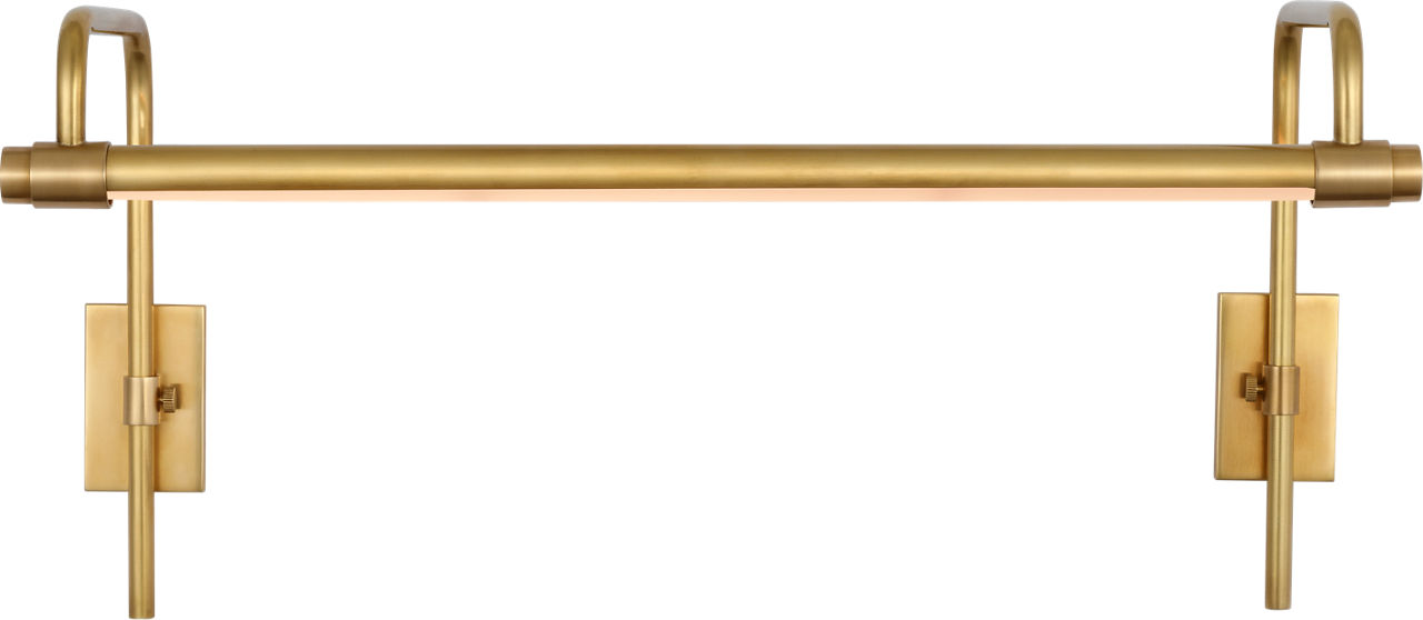 Kidd 18" Frame Mount Picture Light in Hand-Rubbed Antique Brass