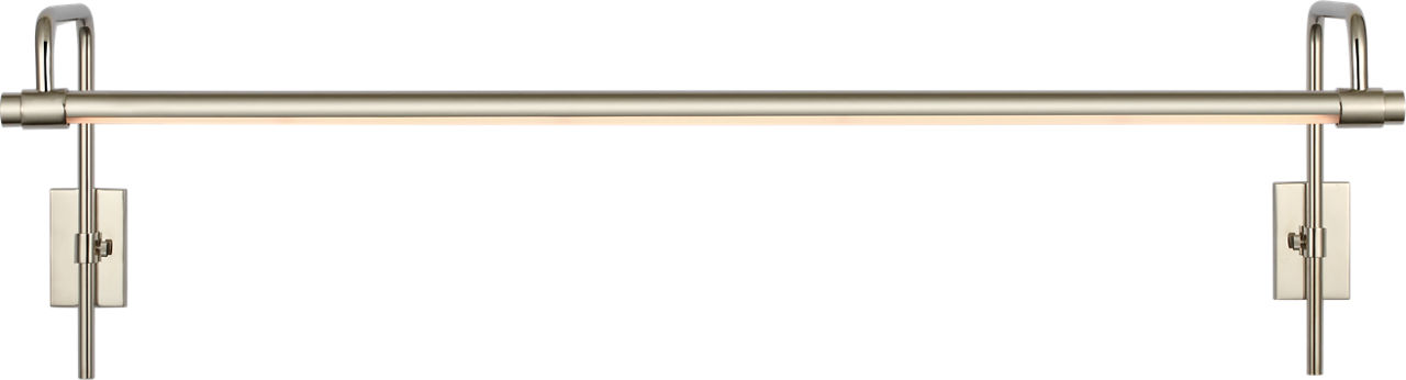Kidd 30" Frame Mount Picture Light in Polished Nickel