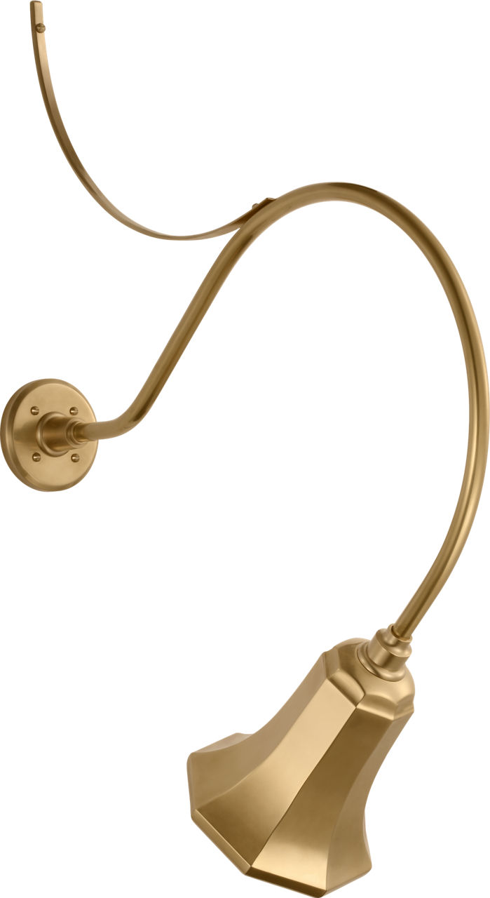 Academy 26.5" Anchored Larrabee Barn Light in Hand-Rubbed Antique Brass with 7.5" Savannah Shade